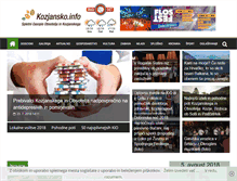 Tablet Screenshot of kozjansko.info